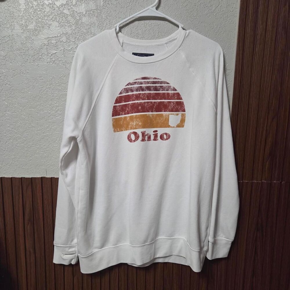 Notinlist Women's White Sweatshirt Large Sz